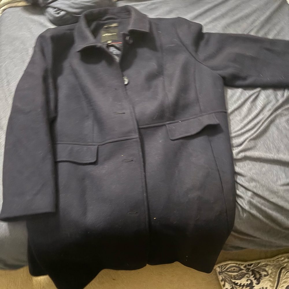 Talbots Women's Navy dress coat